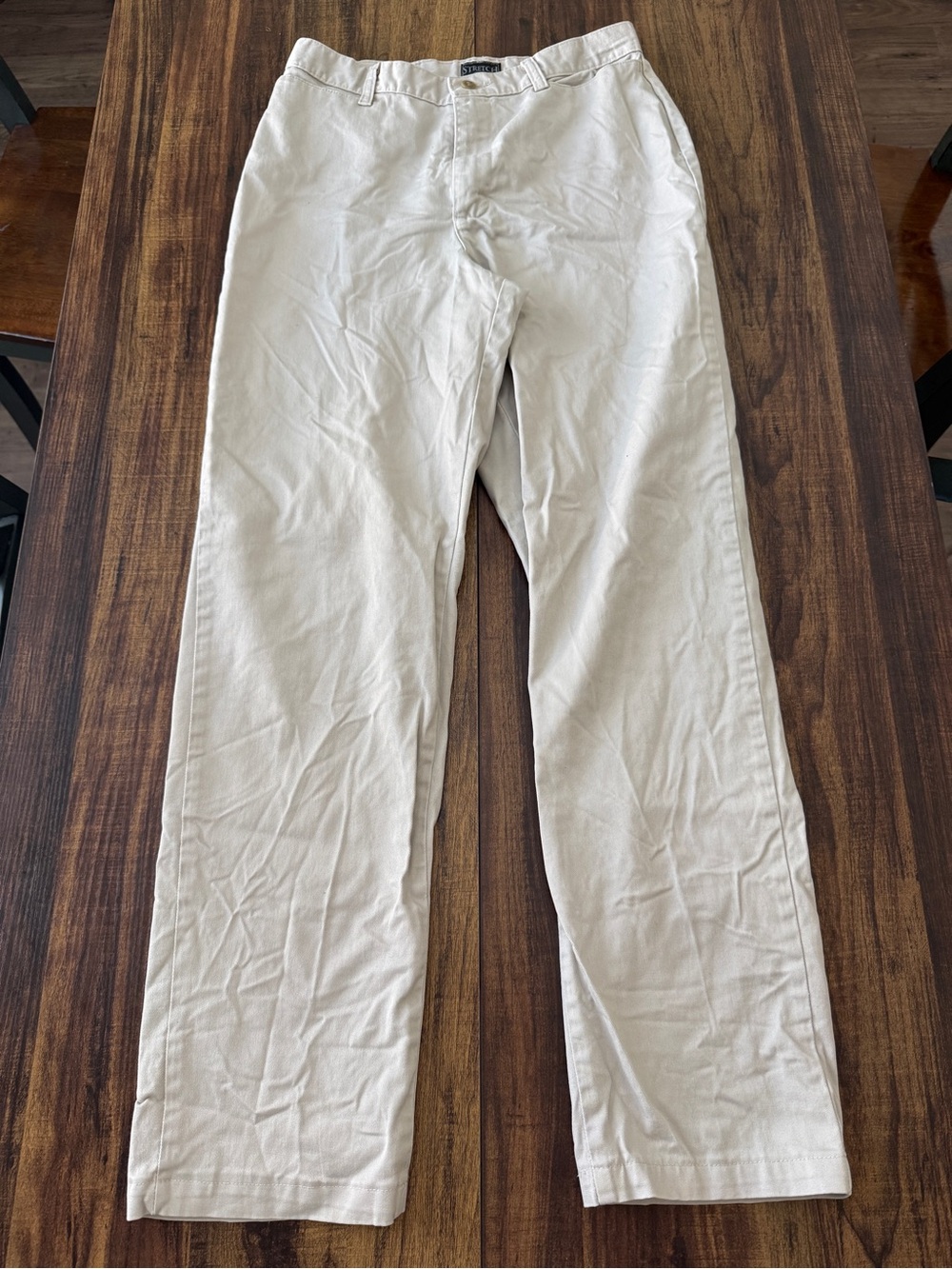 Riders by Lee Men's Light Khaki Straight-Leg Chinos